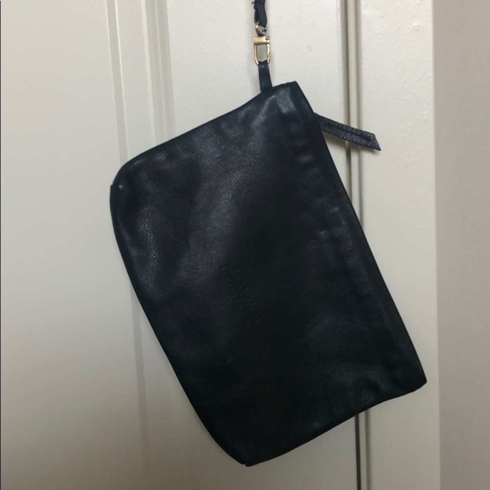 Limit galili leather wristlet